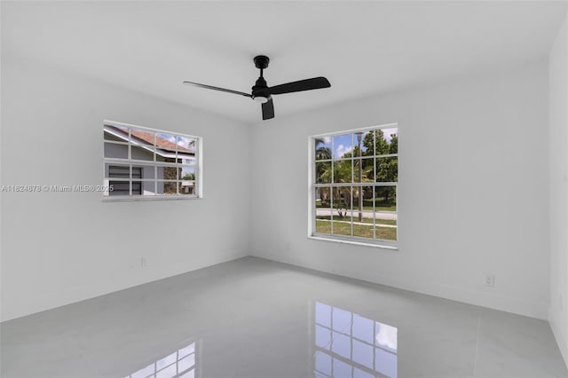7441 NW 38th Ct, Lauderhill, FL 33319 - spare room featuring ceiling fan