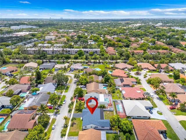 7441 NW 38th Ct, Lauderhill, FL 33319 - aerial perspective of suburban area