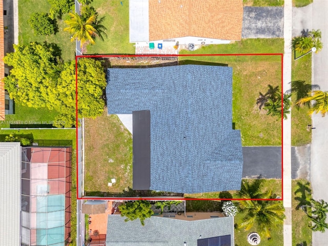 7441 NW 38th Ct, Lauderhill, FL 33319 - aerial view of property's location with property parcel outlined