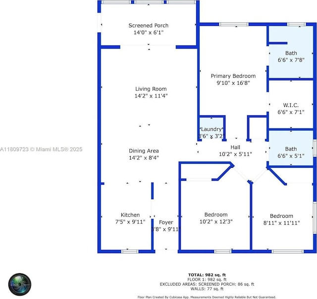 8317 Royal Palm Blvd Unit 104, Coral Springs, FL 33065 - view of home floor plan