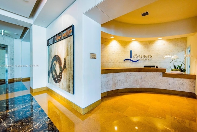 801 Brickell Key Blvd Unit 807, Miami, FL 33131 - reception featuring recessed lighting