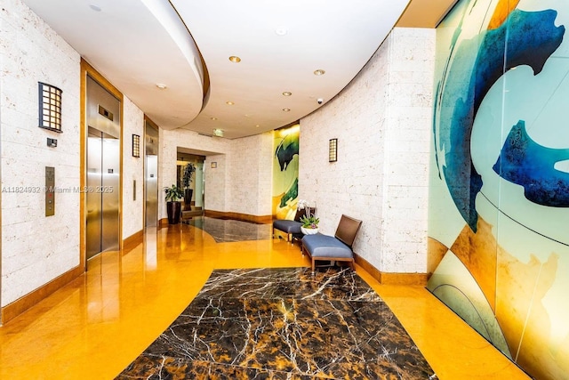 801 Brickell Key Blvd Unit 807, Miami, FL 33131 - community lobby with recessed lighting