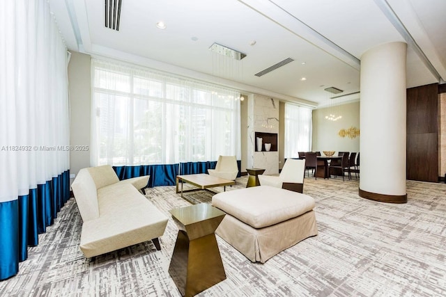 801 Brickell Key Blvd Unit 807, Miami, FL 33131 - view of living area