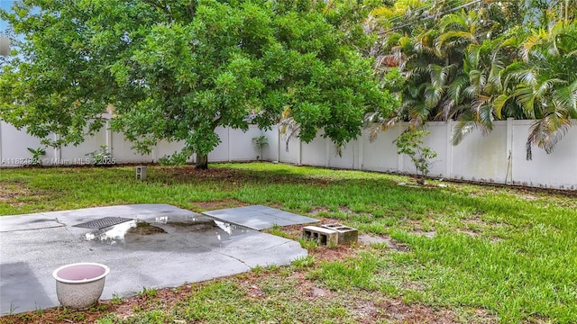 6464 Mcclellan St, Hollywood, FL 33024 - fenced backyard with a patio