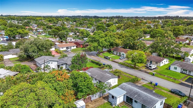 6464 Mcclellan St, Hollywood, FL 33024 - aerial view of residential area with a tree filled landscape