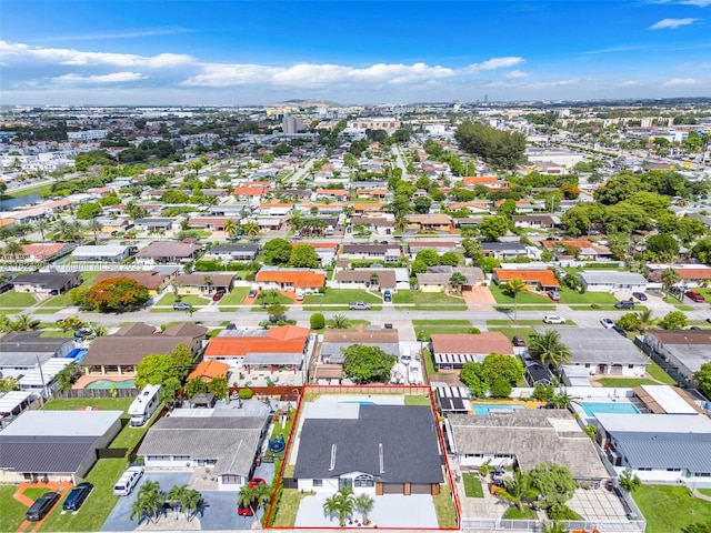 4660 W 8th Pl, Hialeah, FL 33012 - aerial view of residential area with property boundaries highlighted