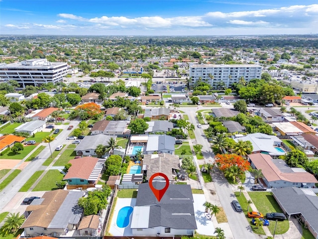 4660 W 8th Pl, Hialeah, FL 33012 - drone / aerial view of a pool