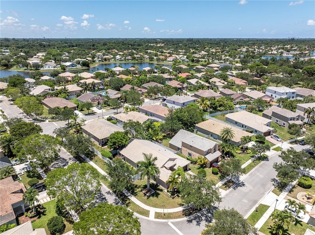 14295 NW 18th Pl, Pembroke Pines, FL 33028 - aerial perspective of suburban area with a large body of water