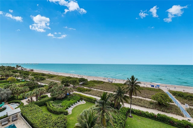 9455 Collins Ave Unit 809, Surfside, FL 33154 - water view with nearby beach