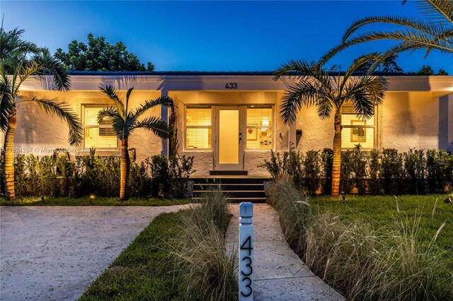 433 NE 91st St, Miami Shores, FL 33138 - mediterranean / spanish house featuring stucco siding