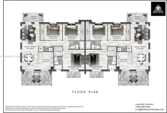 12395 SW 220th St, Miami, FL 33170 - view of home floor plan