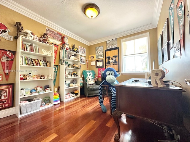 11360 NW 48th Ter, Doral, FL 33178 - office featuring crown molding and wood finished floors