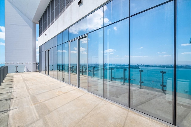 700 NE 26th Ter Unit Ph-02, Miami, FL 33137 - view of patio / terrace featuring a water view