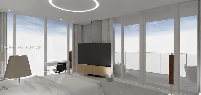 700 NE 26th Ter Unit Ph-02, Miami, FL 33137 - bedroom featuring carpet floors