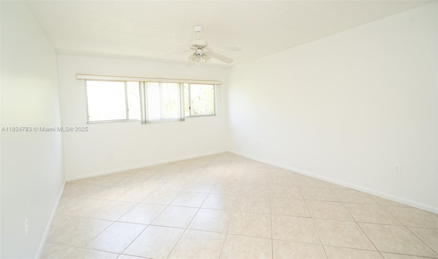 901 SW 141st Ave Unit 303M, Pembroke Pines, FL 33027 - empty room with a ceiling fan and light tile patterned floors