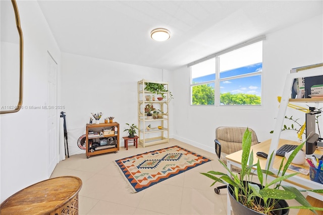 114 Royal Park Dr Unit 2B, Oakland Park, FL 33309 - home office featuring tile patterned flooring