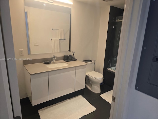 1600 NE 1st Ave Unit 3017, Miami, FL 33132 - full bath with vanity, bathing tub / shower combination, and tile patterned floors