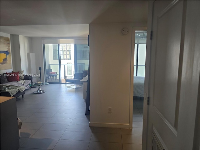 1600 NE 1st Ave Unit 3017, Miami, FL 33132 - corridor with tile patterned flooring