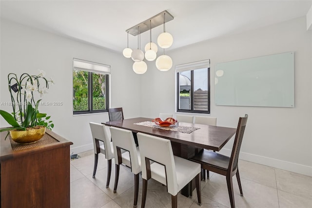 441 SW 27th Rd, Miami, FL 33129 - dining space with light tile patterned flooring
