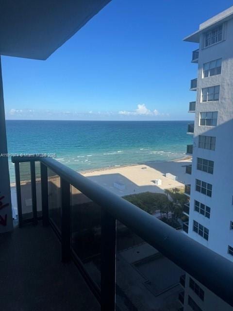 6039 Collins Ave Unit 1516, Miami Beach, FL 33140 - balcony with a water view