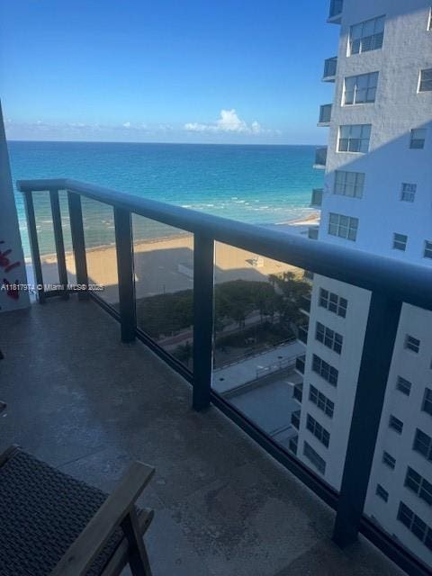 6039 Collins Ave Unit 1516, Miami Beach, FL 33140 - balcony with a water view