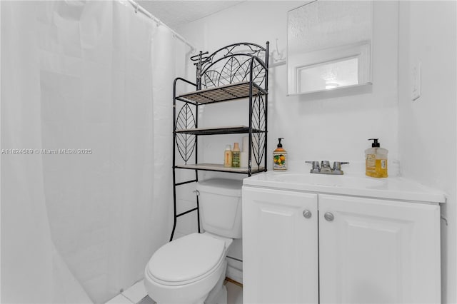 12350 NW 7th Trl, Miami, FL 33182 - full bathroom with vanity, a shower with shower curtain, and a textured ceiling