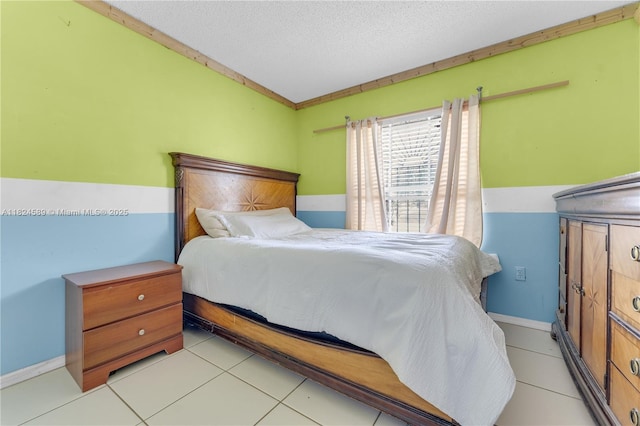 12350 NW 7th Trl, Miami, FL 33182 - bedroom featuring a textured ceiling and light tile patterned flooring