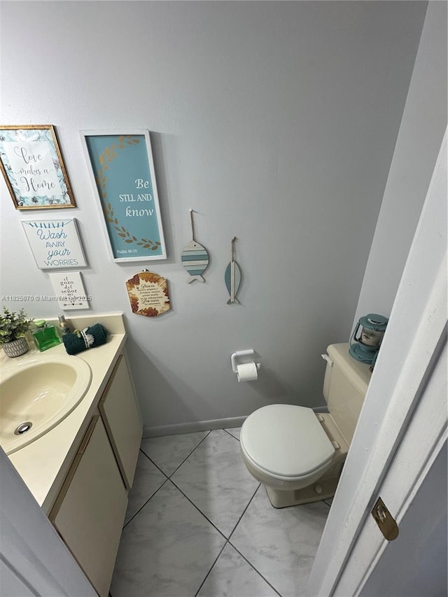 950 SW 104th Ct Unit C-201, Miami, FL 33174 - bathroom with vanity and marble finish flooring