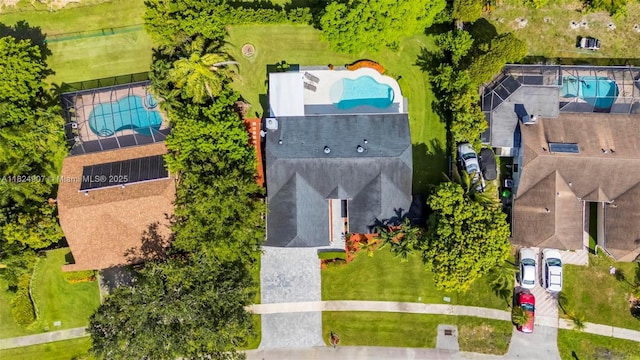 15904 W Wind Cir, Sunrise, FL 33326 - drone / aerial view of a pool area