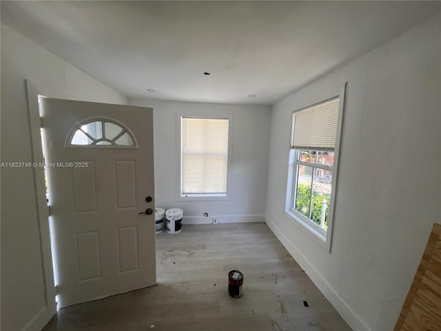 1800 SW 3rd St # B, Miami, FL 33135 - foyer entrance featuring wood finished floors and baseboards