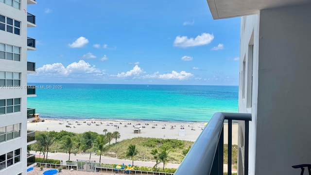 6039 Collins Ave Unit 923, Miami Beach, FL 33140 - water view featuring local beach