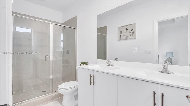 25564 SW 108th Ave, Homestead, FL 33032 - bathroom with double vanity and a stall shower
