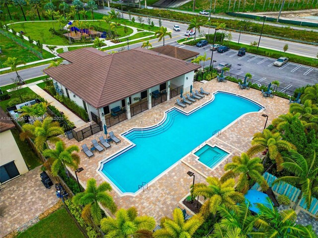 25564 SW 108th Ave, Homestead, FL 33032 - community pool with a patio area