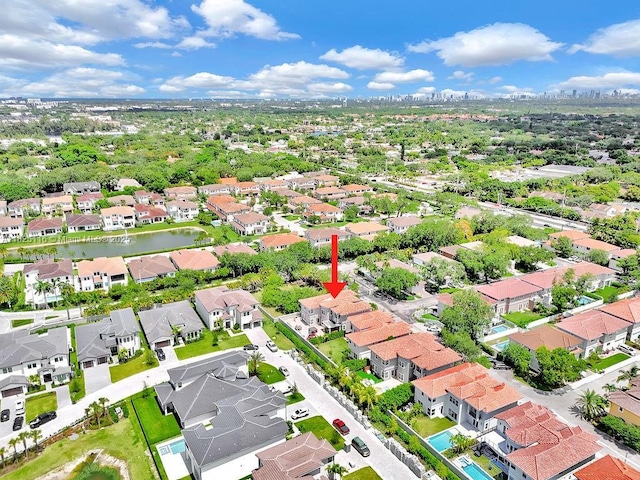 3521 Forest View Cir, Dania Beach, FL 33312 - aerial view of residential area with a nearby body of water