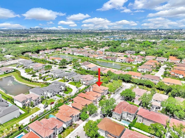 3521 Forest View Cir, Dania Beach, FL 33312 - aerial perspective of suburban area with a nearby body of water