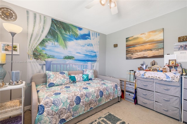 5725 Pelican Pointe, Sebastian, FL 32958 - carpeted bedroom with ceiling fan