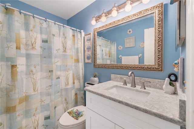 5725 Pelican Pointe, Sebastian, FL 32958 - bathroom with vanity and curtained shower