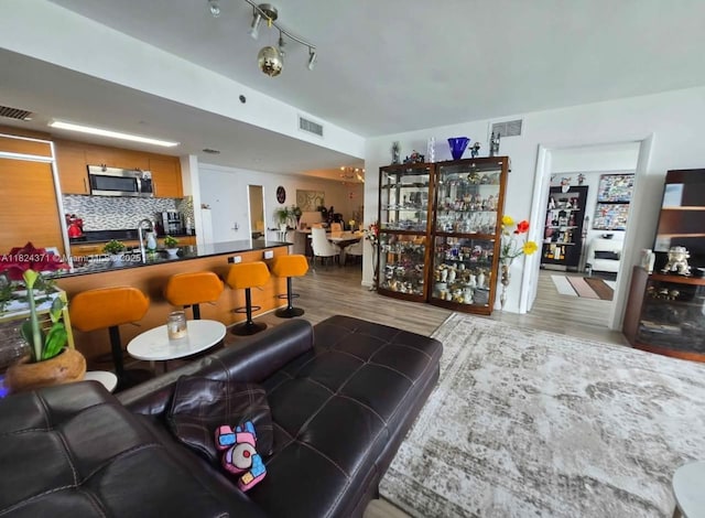 50 Biscayne Blvd Unit 3006, Miami, FL 33132 - living area featuring wood finished floors