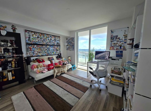 50 Biscayne Blvd Unit 3006, Miami, FL 33132 - home office featuring wood finished floors