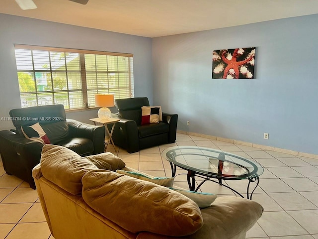 930 SE 9th Ave Unit 11, Pompano Beach, FL 33060 - living room featuring light tile patterned floors