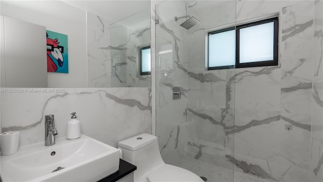 3020 SW 2nd Ave, Miami, FL 33129 - bathroom featuring a marble finish shower