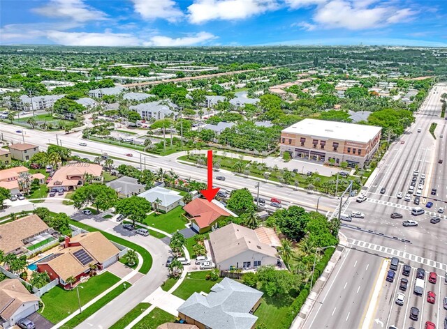 5610 NW 54th Ave, Tamarac, FL 33319 - aerial perspective of suburban area featuring a highway