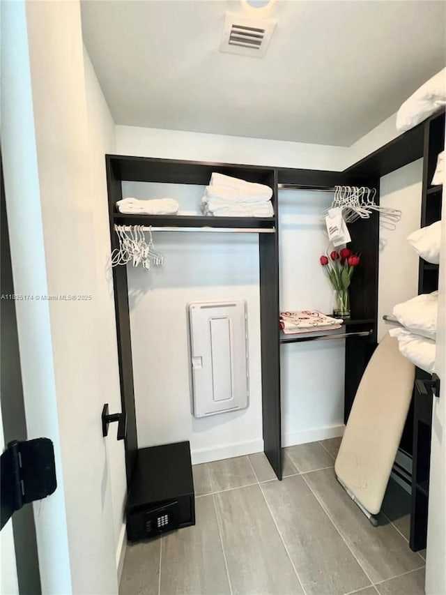 227 NE 2nd St Unit 2713, Miami, FL 33132 - spacious closet with wood finished floors