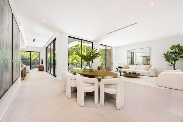 3670 Avocado Ave, Miami, FL 33133 - dining area with healthy amount of natural light