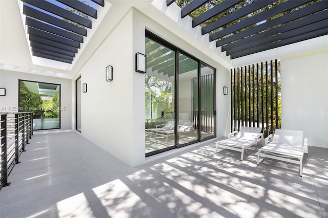 3670 Avocado Ave, Miami, FL 33133 - view of patio with a pergola