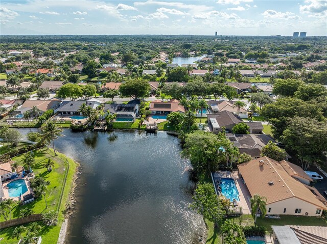 1460 NW 99th Ave, Plantation, FL 33322 - aerial view of residential area with a nearby body of water