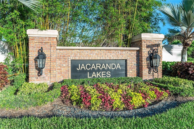 1460 NW 99th Ave, Plantation, FL 33322 - view of community sign