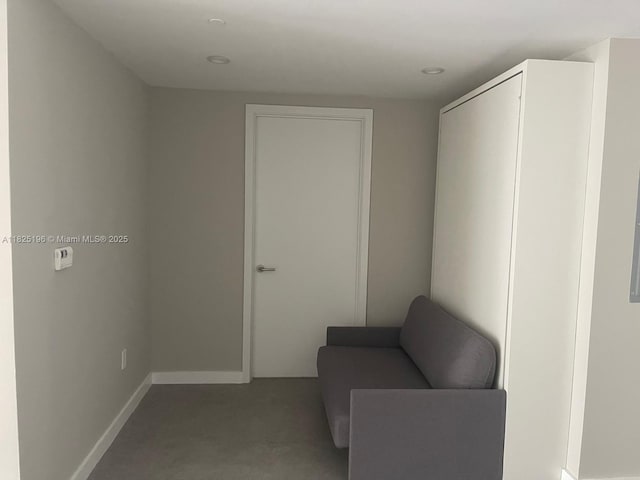 1300 S Miami Ave Unit 2304, Miami, FL 33130 - living area featuring carpet and recessed lighting