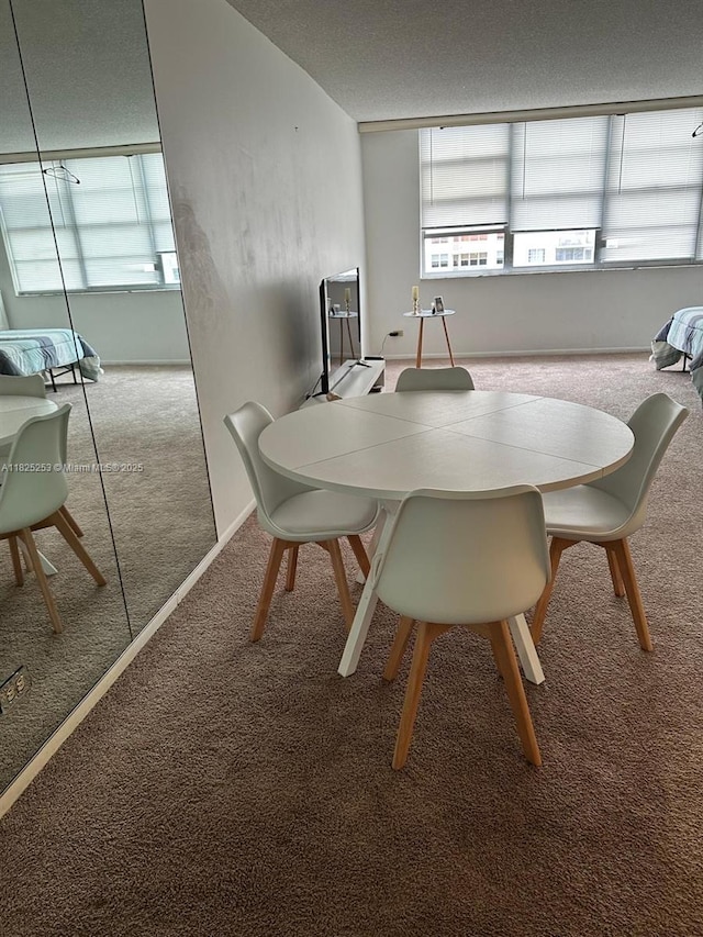 251 174th St Unit 1210, Sunny Isles Beach, FL 33160 - carpeted dining area with a textured ceiling