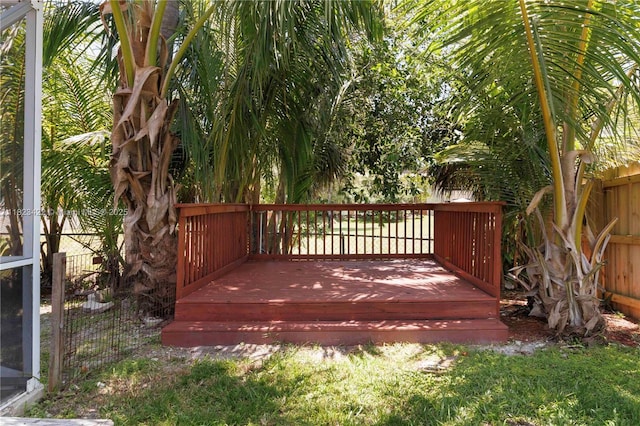 134 E Palm Dr, Margate, FL 33063 - view of wooden deck